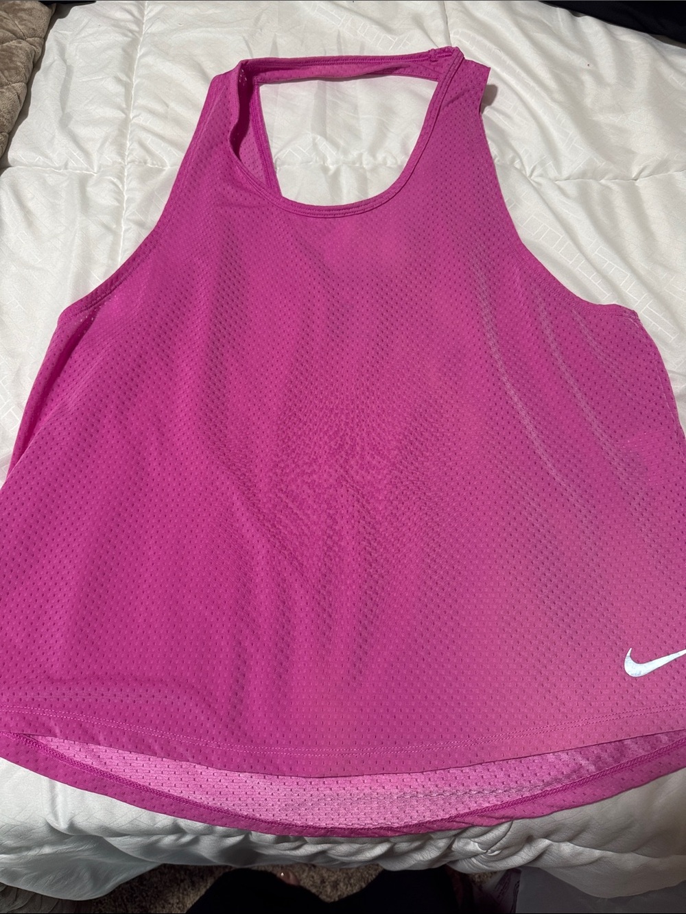 Nike Fuchsia Mesh Racerback Training Tank